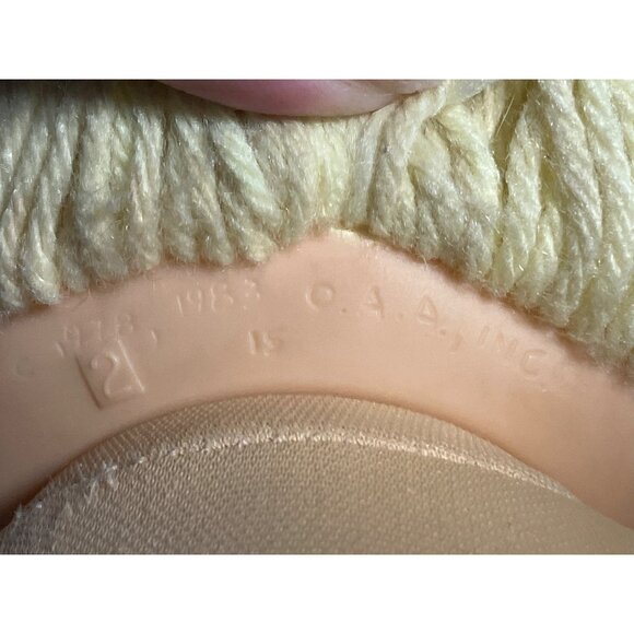 Cabbage Patch Doll Blue Eyes  Vintage Hasbro 1988 - Picture 12 of 16